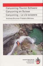 SAC Canyoning-Touren der Schweiz