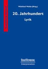 Zwanzigstes (20.) Jahrhundert. Lyrik