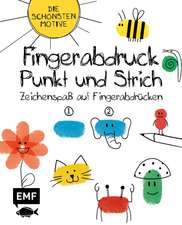 Fingerabdruck, Punkt und Strich - Zeichenspaß auf Fingerabdrücken