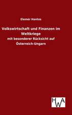 Volkswirtschaft Und Finanzen Im Weltkriege: Ein Lehrbuch Von 1922. Fur Studierende Und Konstrukteure