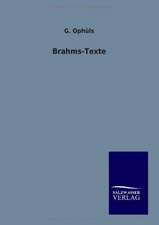 Brahms-Texte