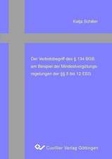 Der Verbotsbegriff des § 134 BGB am Beispiel der Mindestvergütungsregelungen der §§ 5 bis 12 EEG