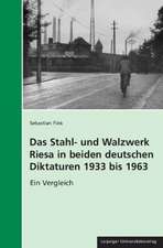 Das Stahl- und Walzwerk Riesa in beiden deutschen Diktaturen 1933 bis 1963