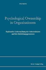 Psychological Ownership in Organisationen