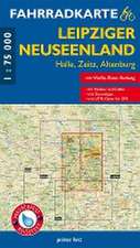 Fahrradkarte Leipziger Neuseenland 1:75.000