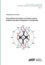 Time-efficient Simulation of Surface-excited Guided Lamb Wave Propagation in Composites