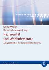 Reziprozität und Wohlfahrtsstaat