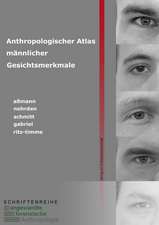 Anthropologischer Atlas männlicher Gesichtsmerkmale