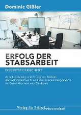 Erfolg der Stabsarbeit