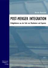 Post-Merger Integration