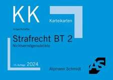 Karteikarten Strafrecht BT 2