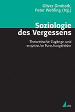 Soziologie des Vergessens