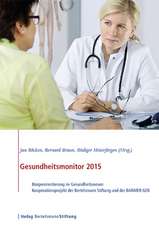 Gesundheitsmonitor 2015