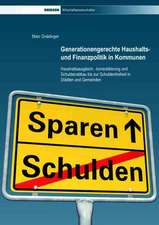 Generationengerechte Haushalts- und Finanzpolitik in Kommunen