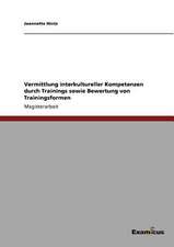 Vermittlung interkultureller Kompetenzen durch Trainings sowie Bewertung von Trainingsformen