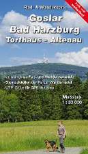 Goslar - Bad Harzburg - Torfhaus - Altenau 1:33 000