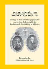 Die Altranstädter Konvention von 1707