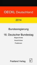 OECKL-Sonderausgabe 2015. Bundesregierung und Bundestag