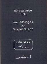 Anmerkungen zu Siegfried Lenz