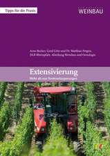 Extensivierung - Weinanbau