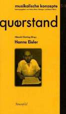 Querstand 5/6: Hanns Eisler