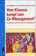 Vom Klassenkampf zum Co-Management?