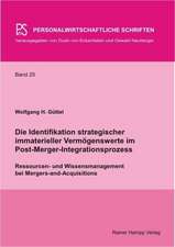 Die Identifikation strategischer immaterieller Vermögenswerte im Post-Merger-Integrationsprozess