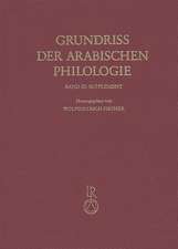 Grundriss Der Arabischen Philologie