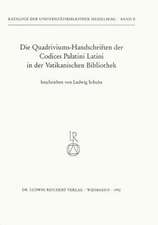 Die Quadriviums-Handschriften Der Codices Palatini Latini in Der Vatikanischen Bibliothek