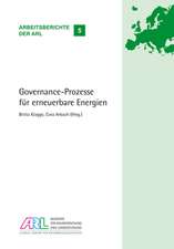 Governance-Prozesse für erneuerbare Energien