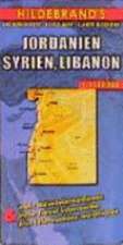 Jordanien, Syrien, Libanon 1 : 1 250 000. Hildebrand's Urlaubskarte