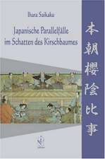 Japanische Parallelfälle im Schatten des Kirschbaumes