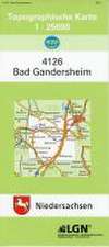 Bad Gandersheim 1 : 25 000. (TK 4126/N)