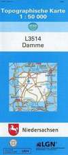 Damme 1 : 50 000. (TK 3514/N)