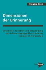 Dimensionen der Erinnerung