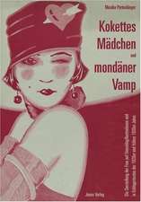 Kokettes Mädchen und mondäner Vamp