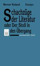 Schachzüge der Literatur oder der Stoß in den Übergang