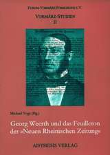 Georg Weerth und das Feuilleton der 