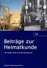 Beiträge zur Heimatkunde der Städte Löhne und Bad Oeynhausen Heft 20