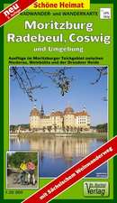 Moritzburg, Radebeul, Coswig und Umgebung 1 : 20 000. Radwander- und Wanderkarte