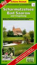 Radwander- und Wanderkarte Scharmützelsee, Bad Saarow und Umgebung 1 : 35 000