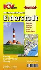 Eiderstedt (St. Peter Ording, Tönning und Garding), KVplan, Radkarte/Freizeitkarte/Stadtplan, 1:30.000 / 1:15.000