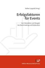 Erfolgsfaktoren für Events