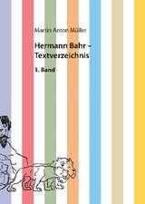 Hermann Bahr - Textverzeichnis