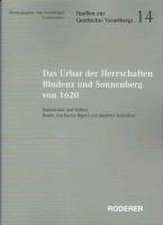 Das Urbar der Herrschaften Bludenz und Sonnenberg von 1620