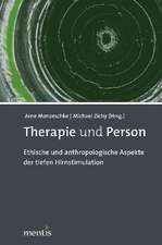 Therapie und Person