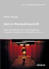 Runge, I: Zeit im Rückwärtsschritt. Über das Stilmittel der