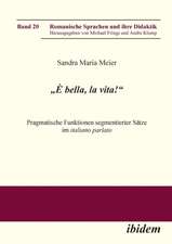 Meier, S: ¿È bella, la vita!