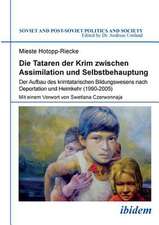 Hotopp-Riecke, M: Tataren der Krim zwischen Assimilation und