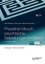 Praxishandbuch psychische Belastungen im Beruf